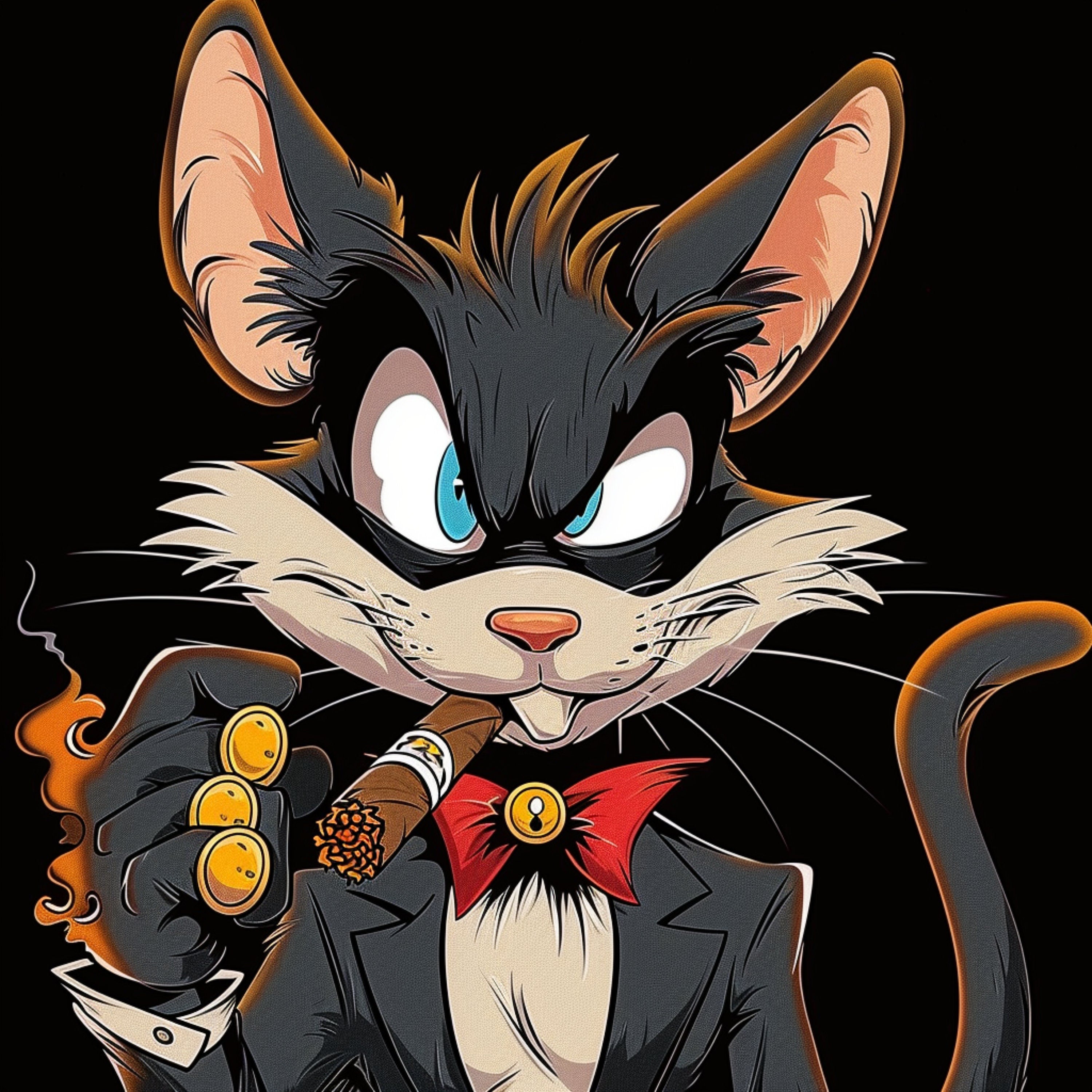 12 Gangster Mouse Digital Art, Cartoon Caricature Set, 12 Unique Images, Printable Art, Wall Decor, Personal Use, Instant Download Poster.