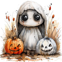 FOURTEEN Cute Halloween Art Collection, Spooky Kids Digital Prints, Nursery Wall Decor, Halloween Poster Set, Playroom Artwork Set For Child