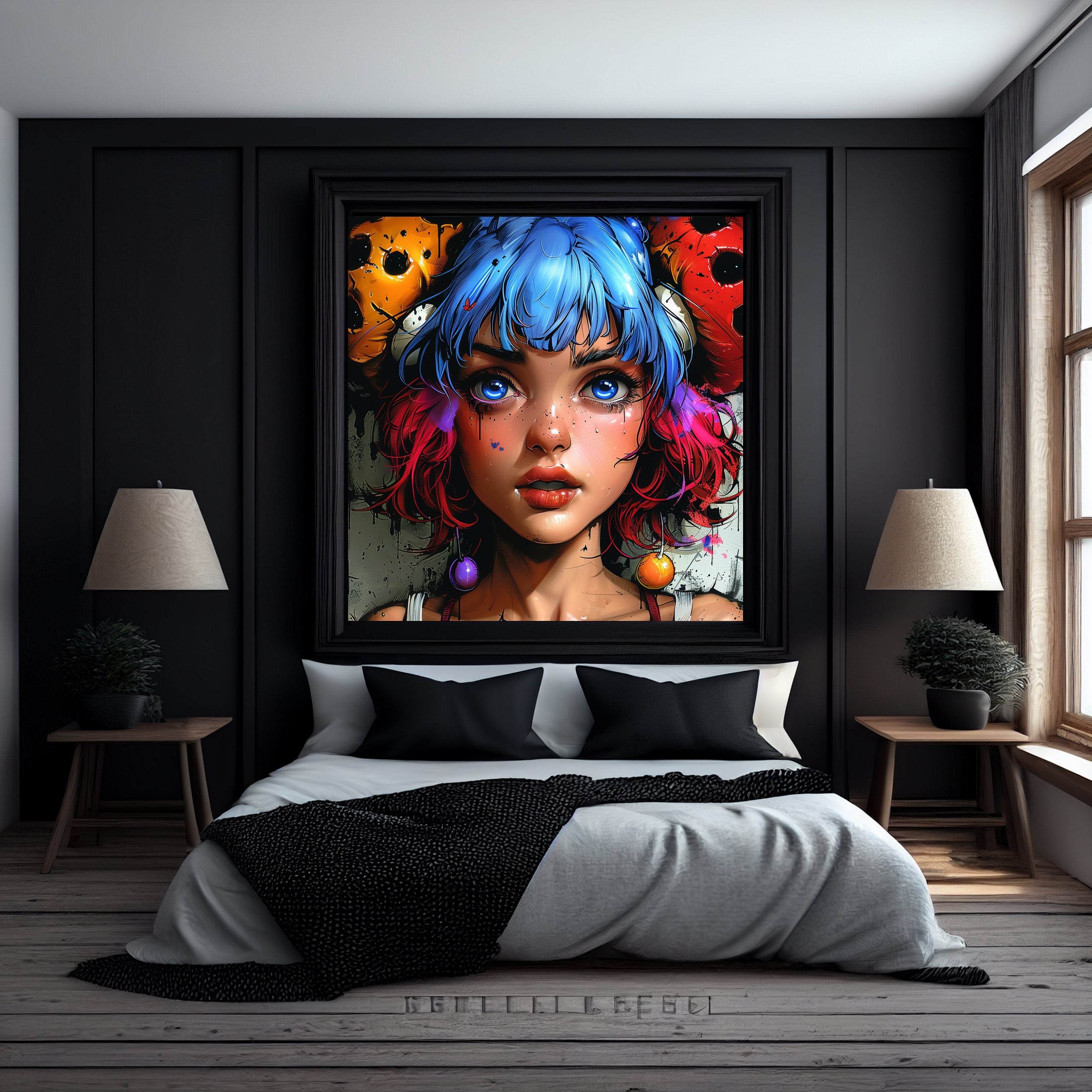 Fantasy Digital Art Prints, TEN Vibrant Fantasy Images, Digital Art Collection, Surreal Wall Art, Colorful Fantasy Art, Home Decor Kid's Art