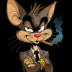 12 Gangster Mouse Digital Art, Cartoon Caricature Set, 12 Unique Images, Printable Art, Wall Decor, Personal Use, Instant Download Poster.