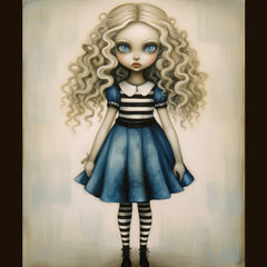 Sinister Doll Digital Art, Set of 12 Halloween Images, Horror Themed, Creepy Doll Artwork, Dark Aesthetic, Digital Download