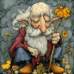 20 Fantasy Illustrations for Kids Playroom, Large Square Artwork, Digital Images, Set of 20, Cute and Whimsical Art Prints