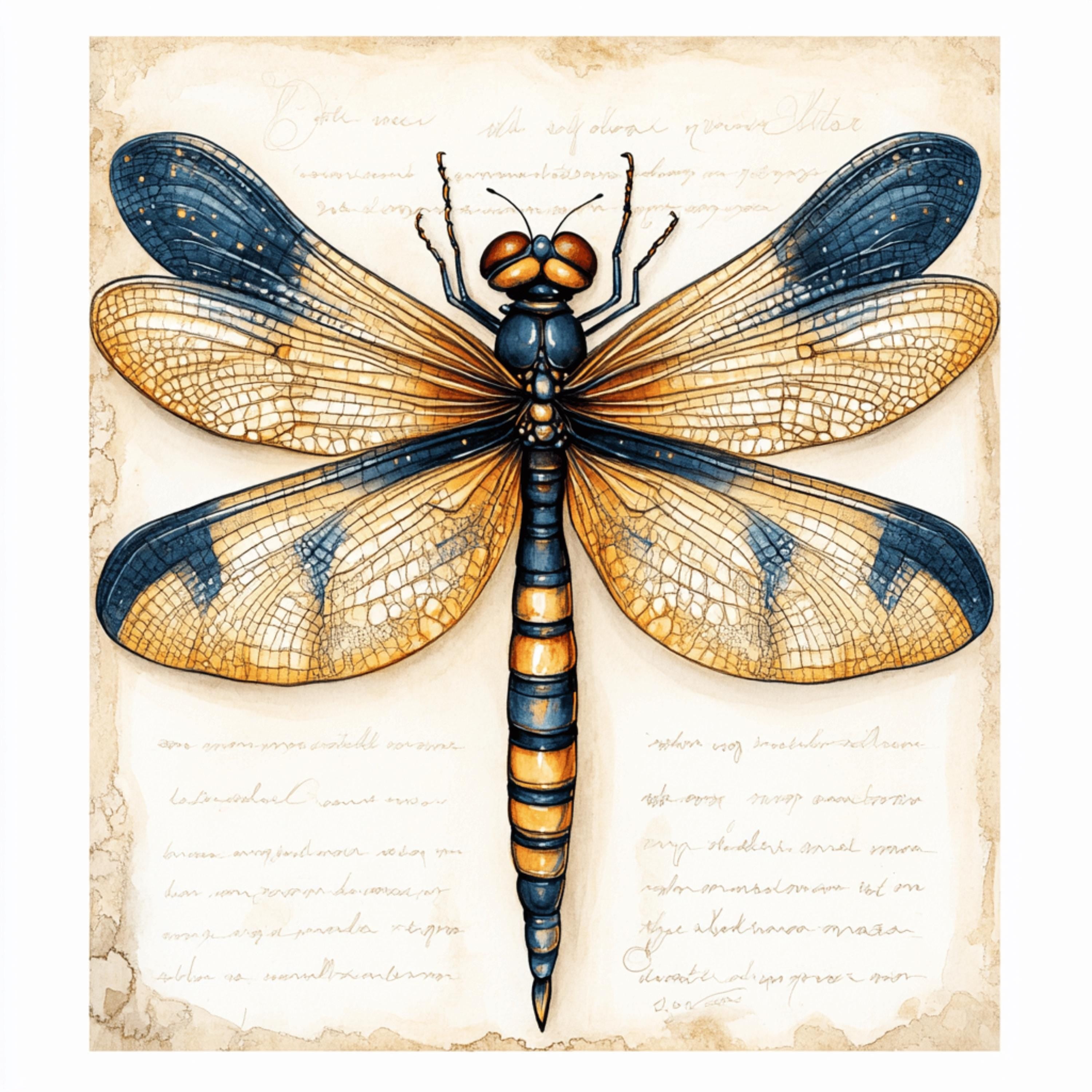 11 Dragonfly digital art print, large square wall art, office artwork, 11 digital images, nature inspired wall decor