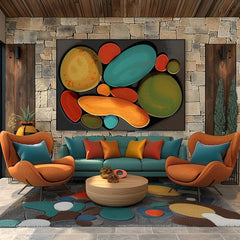 11 Mid Century Modern Wall Art Set, Large Square Art Digital Images, Office Decor, Living Room Decor, Overthebed Artwork Retro Furniture Art