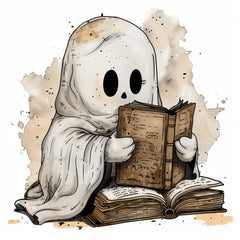 30 Cute Boo Sheet Ghosts Digital Poster, Printable Ghost Art for Kids Room, Halloween Ghost Wall Art, Large Ghost Artwork, Thirty Images