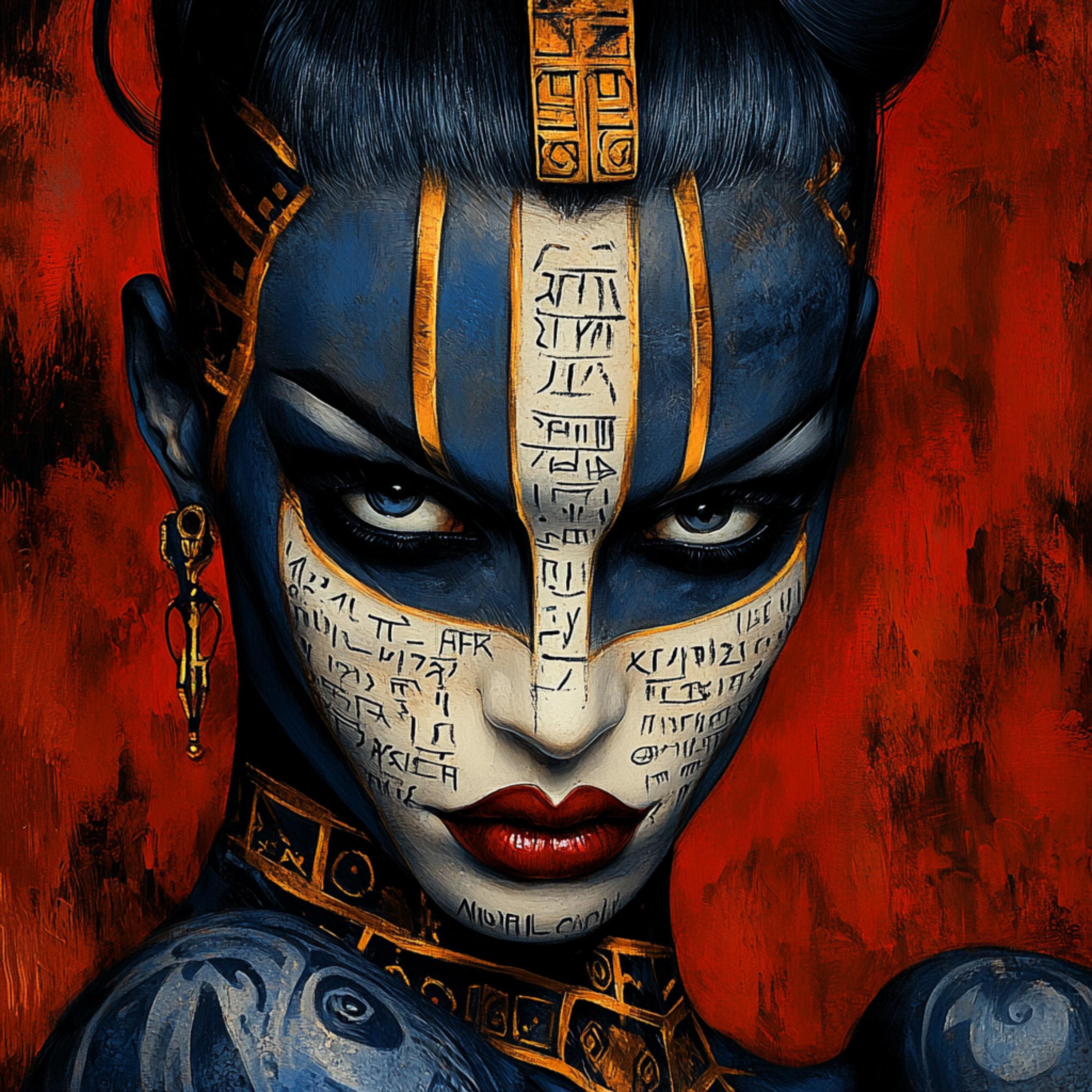 7 Fantasy Sci-Fi Art Prints, Mythological Digital Art, Tattoo Artist Prints, Cultural Digital Photography, Music Art Poster