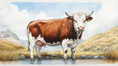 17 Stunning Lake District National Park Digital Prints, Fells and Tarn Scenic Photos, Featuring Herdwick Sheep and Belted Galloway Cows