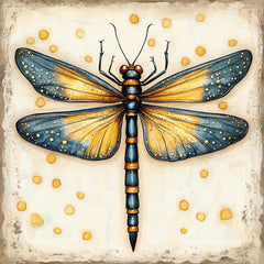 11 Dragonfly digital art print, large square wall art, office artwork, 11 digital images, nature inspired wall decor