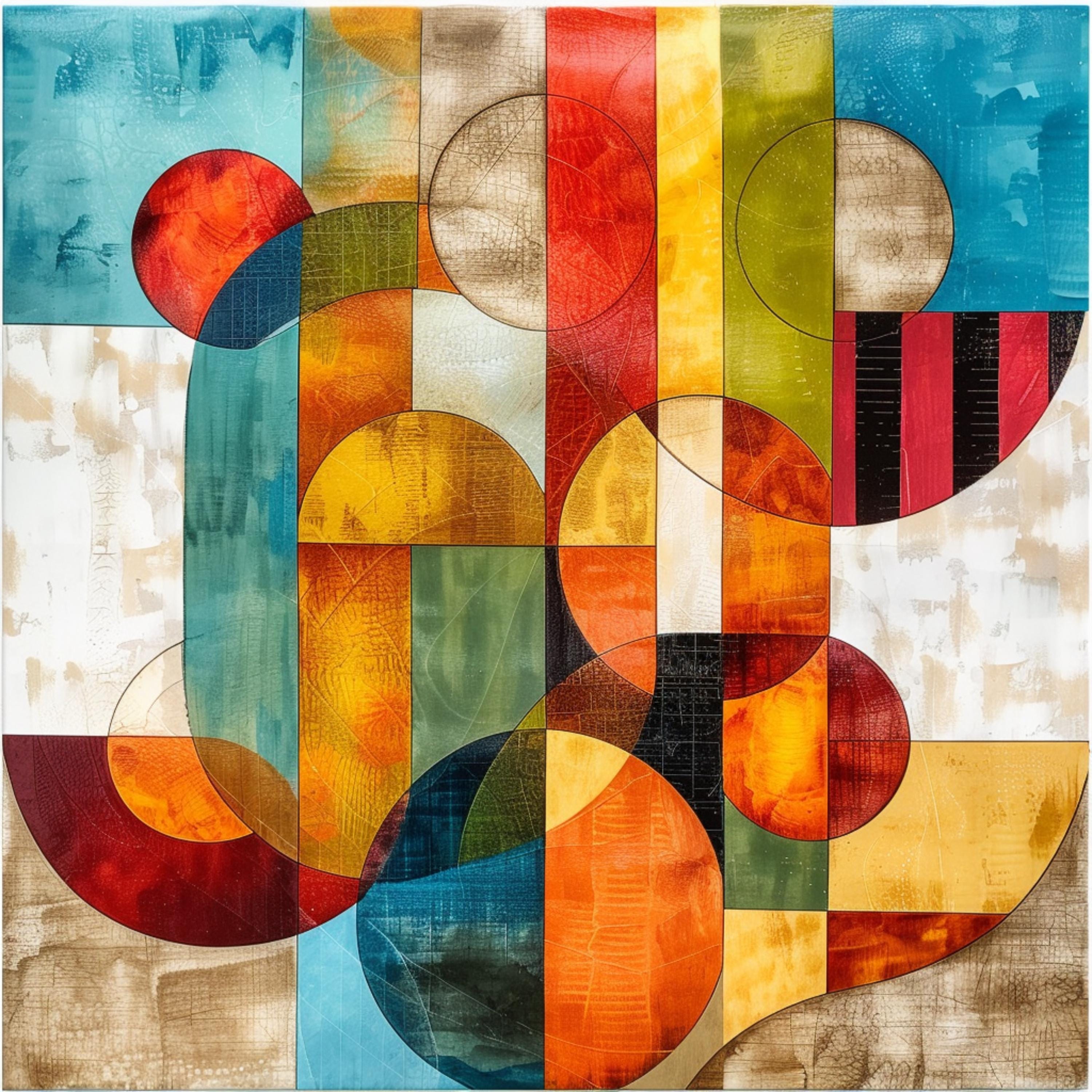 12 Mid Century Modern Abstract Large Square Artwork, 12 Digital Images, Living Dining Room Wall Art, Over the Bed Art Prints