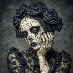 12 Creepy Dark Art Poster Horror Themed Wall Decor Unique Halloween Decoration Spooky Home Decor, Gothic Art Print, Macabre Artwork, Digital