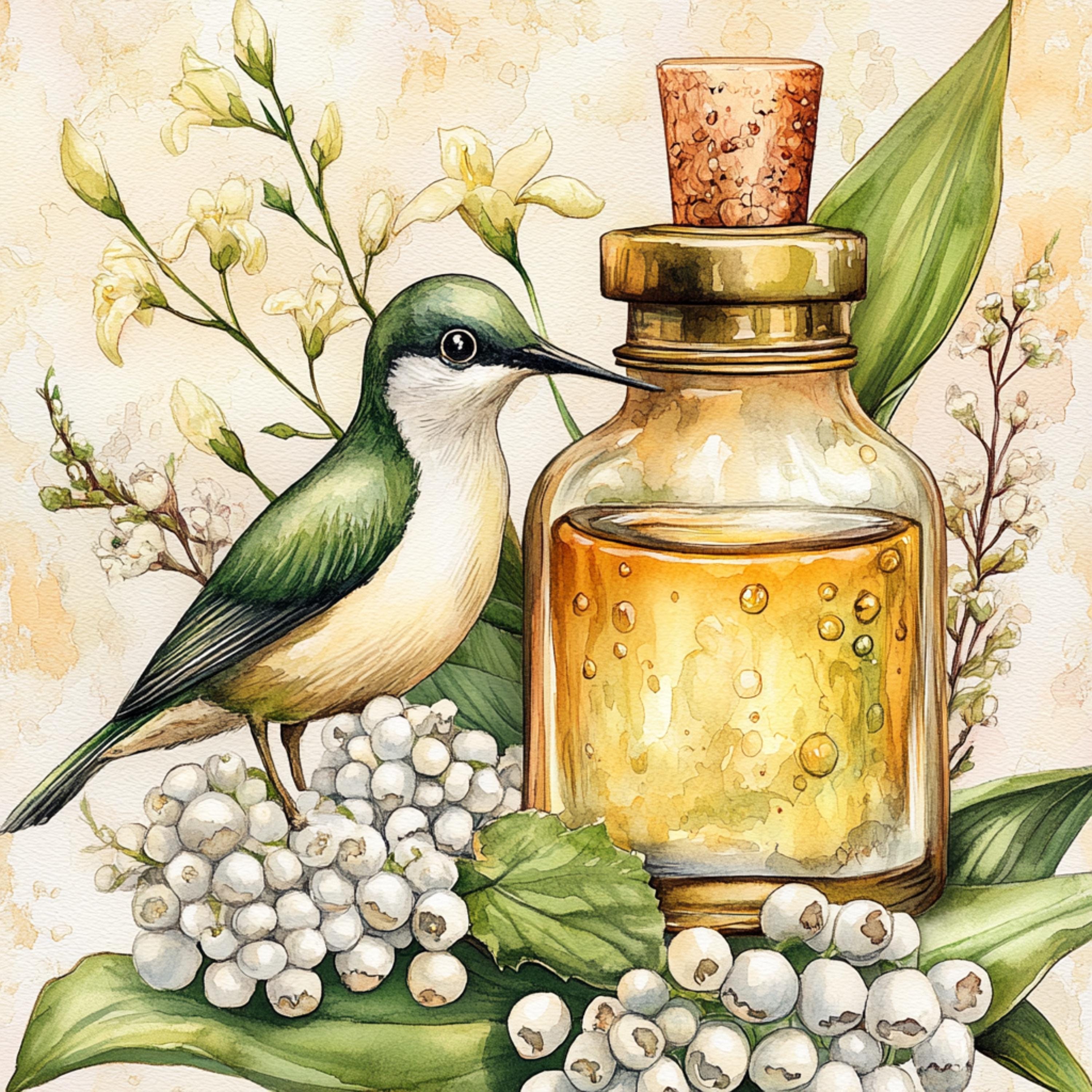 ELEVEN Large Green Square Art, Bird and Potion Illustration, 11 Digital Images Set, Nature Inspired Printable Wall Art, Botanical Decor