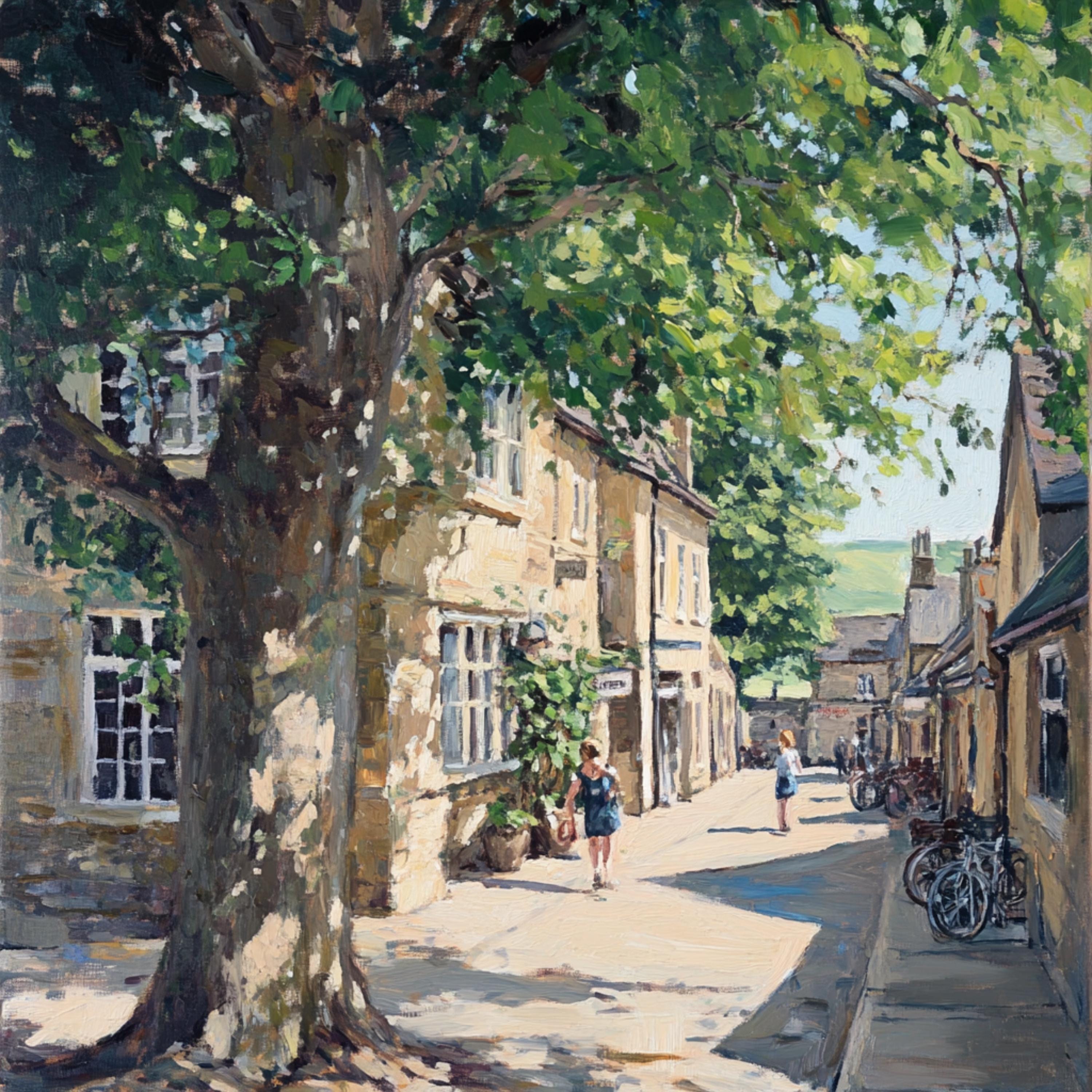 9 Stunning Digital Cotswolds Art Set 9 Images Places of Interest Large Square Artwork Beautiful Wall Decor