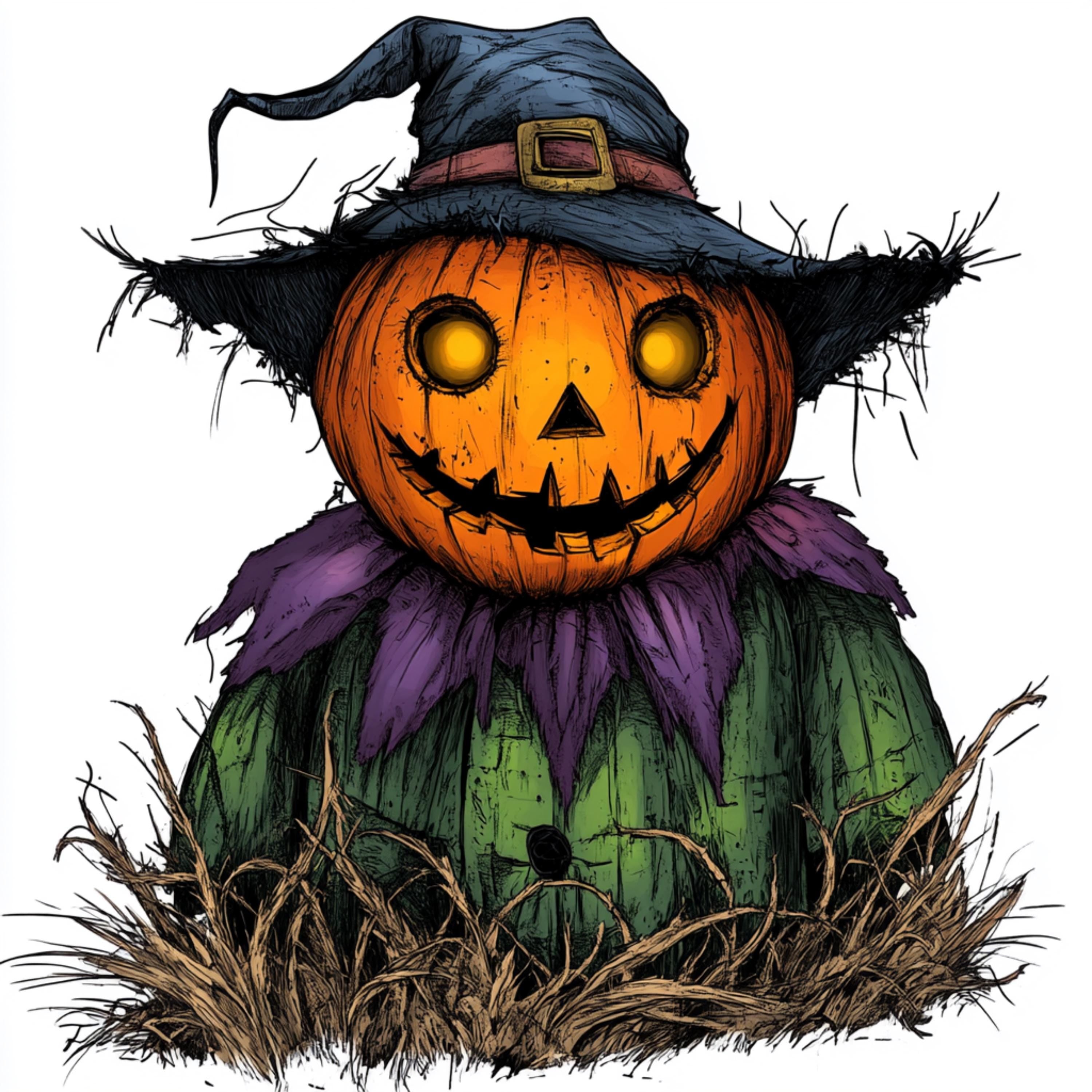 25 Spooky Halloween Pumpkin Poster Creepy Jack O Lantern Art Scary Pumpkin Head Print Autumn Decorations Halloween Wall Decor Digital Images