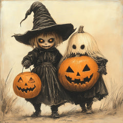 25 Spooky Halloween Pumpkin Poster Creepy Jack O Lantern Art Scary Pumpkin Head Print Autumn Decorations Halloween Wall Decor Digital Images