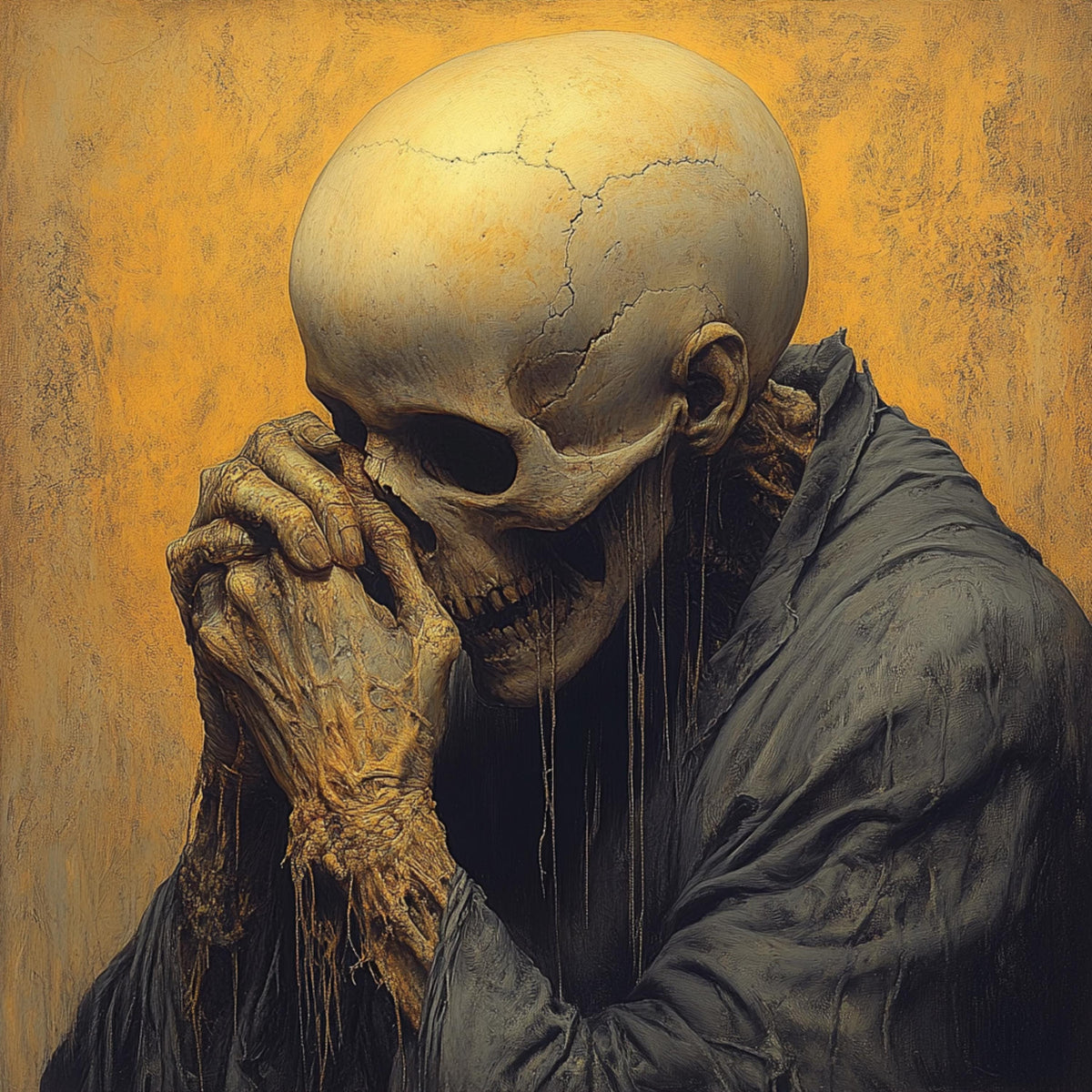 Skeleton Skull Halloween Artwork 8 Digital Images Horror Poster Large Square Skeleton Art Creepy Wall Decor Spooky Skull Print