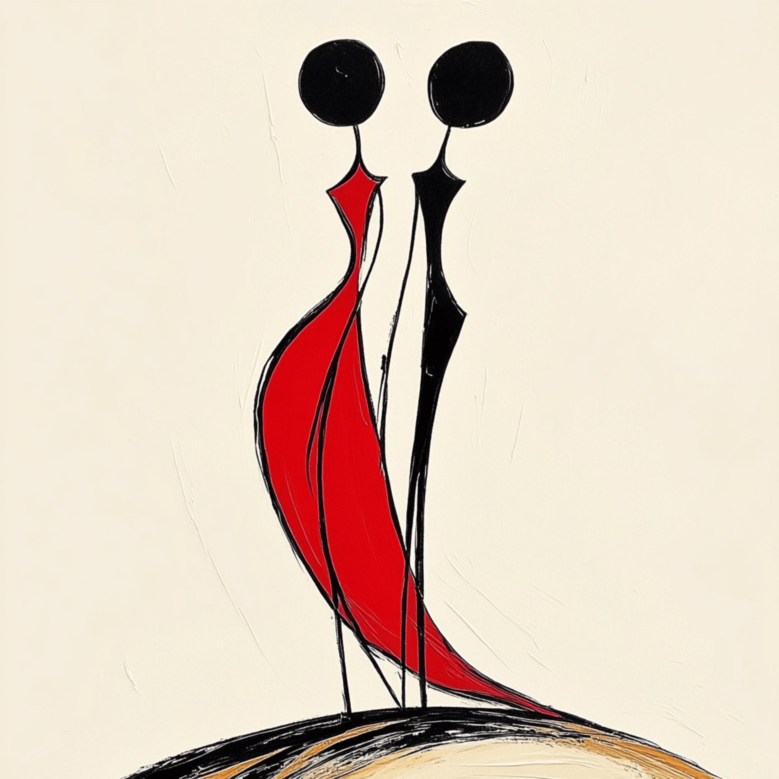 17 Abstract Minimalist Poster Red Black Art Print Modern Wall Decor, Contemporary Home Decor, Art for Living Room, Unique Wall Art Printable
