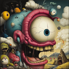 Surrealism Art 36 Images, Digital Artwork Collection, Modern Wall Poster, Large Square Art, Home Office Decor, Bedroom Accent