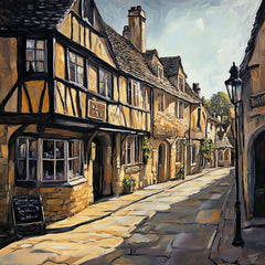 9 Stunning Digital Cotswolds Art Set 9 Images Places of Interest Large Square Artwork Beautiful Wall Decor