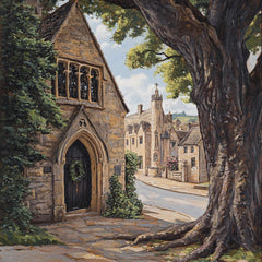 9 Stunning Digital Cotswolds Art Set 9 Images Places of Interest Large Square Artwork Beautiful Wall Decor