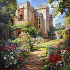 9 Stunning Digital Cotswolds Art Set 9 Images Places of Interest Large Square Artwork Beautiful Wall Decor
