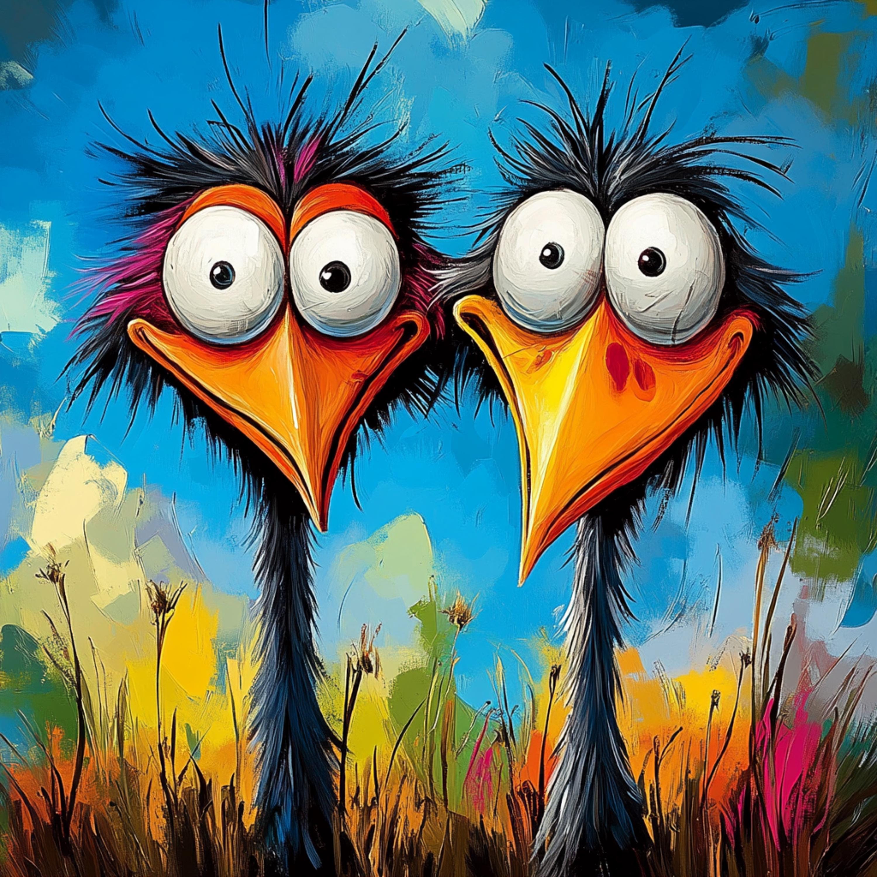 10 Vibrant Cartoon Character Prints, Colorful Poster Art, Kid's Room Decor, Playroom Wall Art, Set of 10 Digital Images