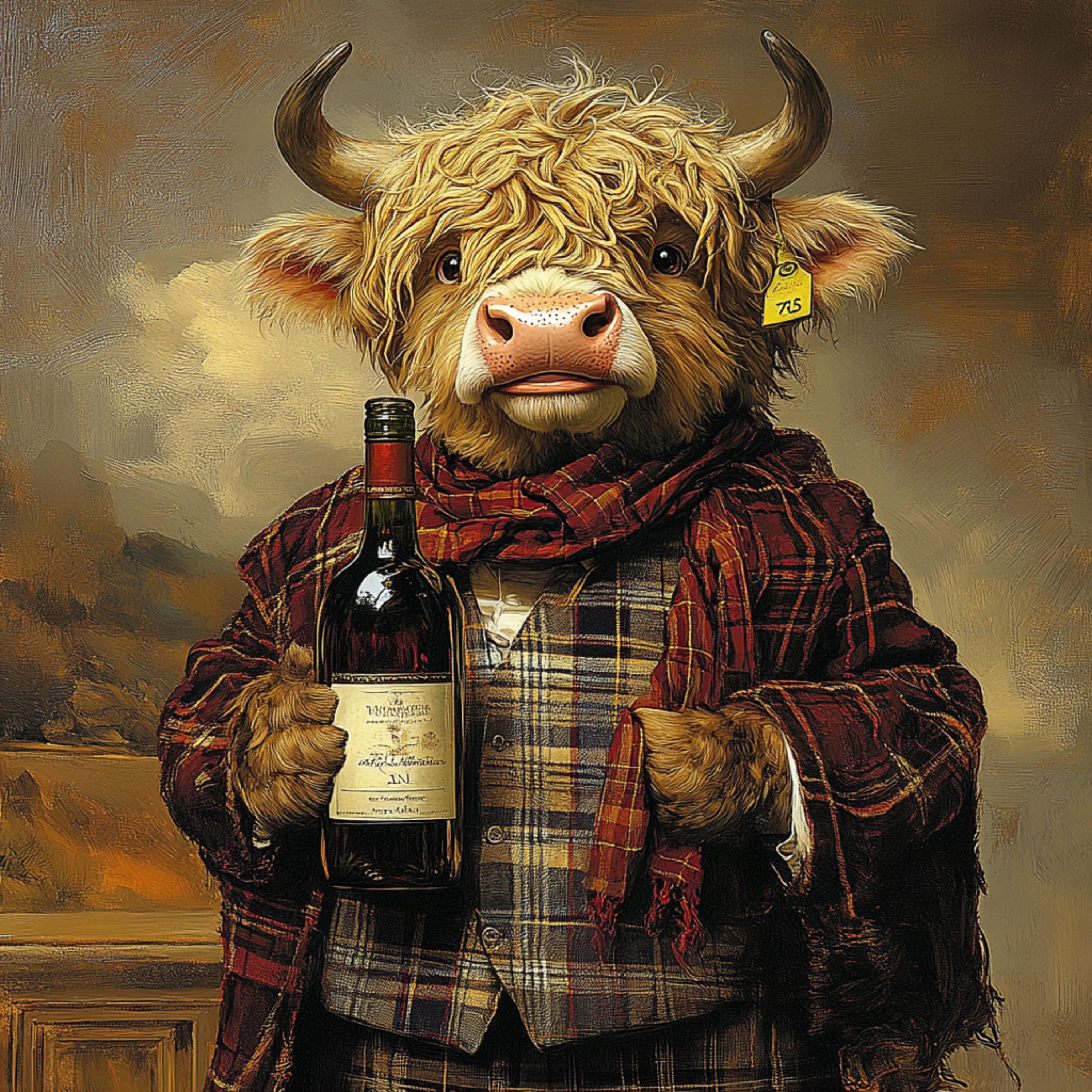15 Scottish Highland Cow Prints, Digital Images Set, Large Square Poster Art, Unique Overthebed Decor, Highland Cow Wall Art