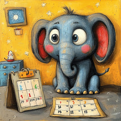 56 Cute Artwork for Kids Wall Art, Children Artwork, Large Square Artwork, Nursery Wall Decor, Playroom Art, Digital Images