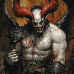 44 Devil Artwork Images, Various Art Styles Devil Image, Large Square Halloween Decoration, Gothic Wall Art, 44 Digital Images