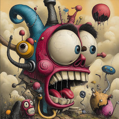 Surrealism Art 36 Images, Digital Artwork Collection, Modern Wall Poster, Large Square Art, Home Office Decor, Bedroom Accent