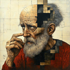Surrealism Art 36 Images, Digital Artwork Collection, Modern Wall Poster, Large Square Art, Home Office Decor, Bedroom Accent