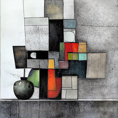 11 Modern Abstract Art Prints, Large Square Artwork, Over the Bed Art, Contemporary Wall Decor, 11 Grey Abstract Digital Images Poster