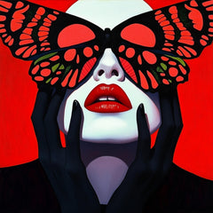 Gothic Art Print Set of 10, Surreal Large Square Posters, Unique Home Decor, Digital Download Artwork, Vibrant Wall Art Collection