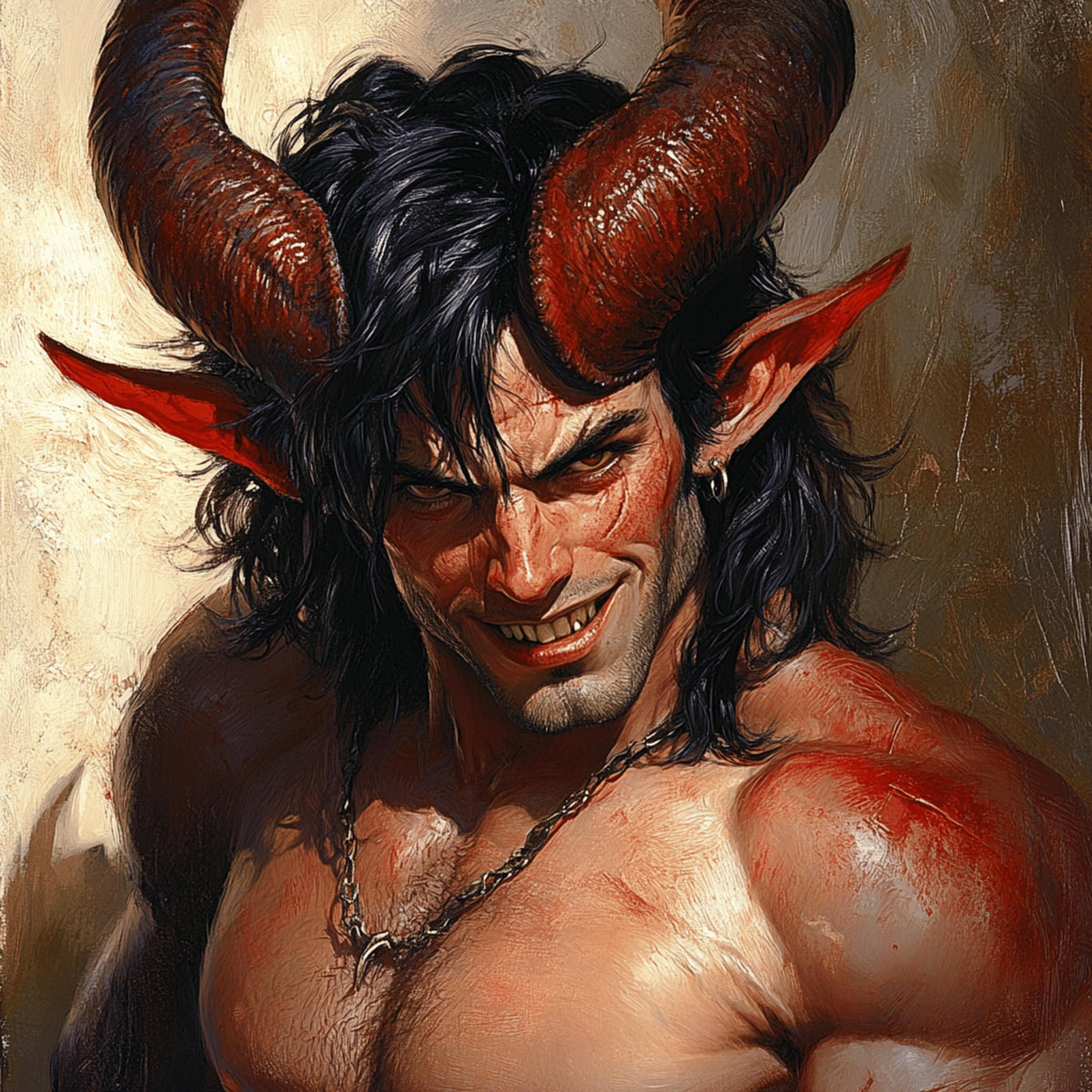 44 Devil Artwork Images, Various Art Styles Devil Image, Large Square Halloween Decoration, Gothic Wall Art, 44 Digital Images
