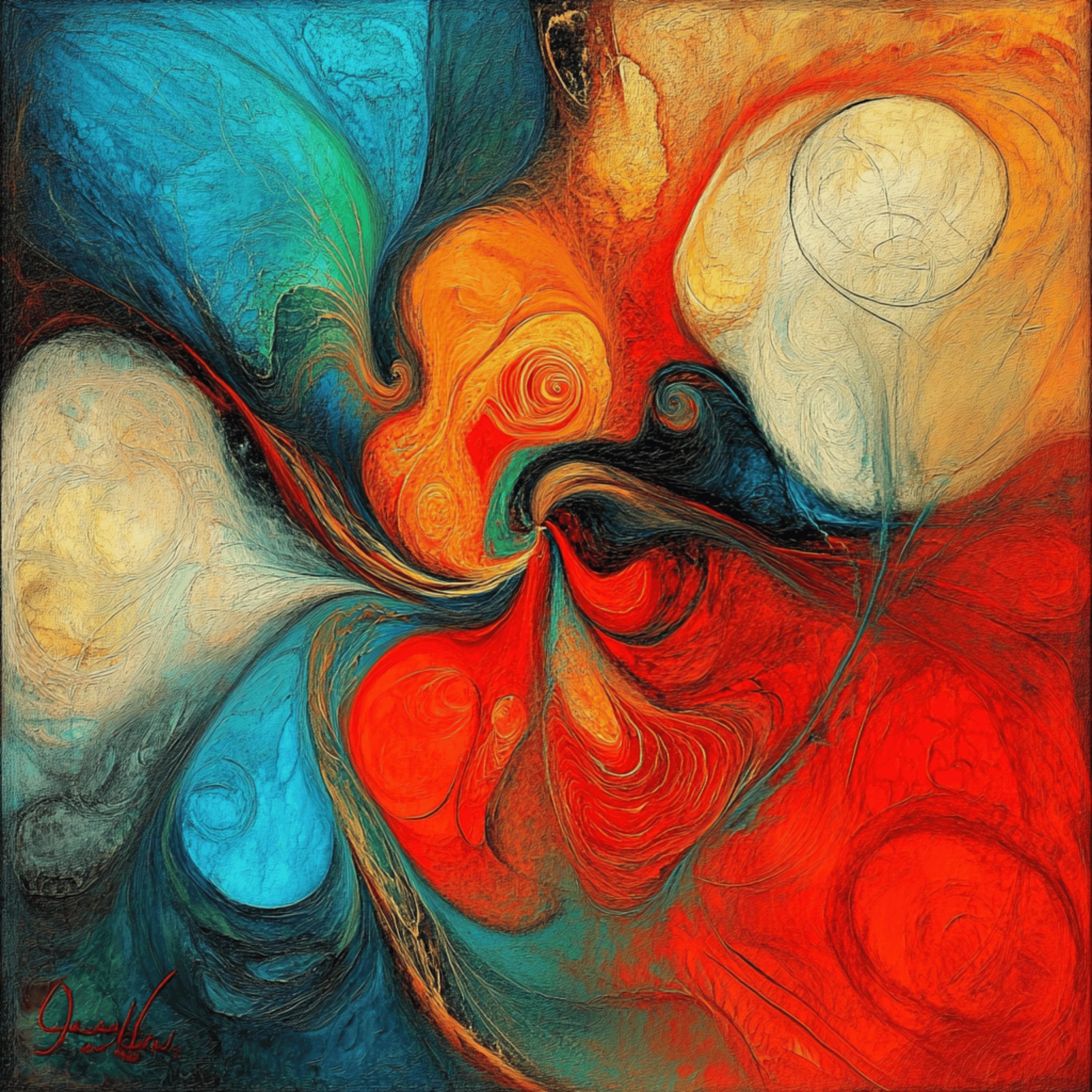 12 Abstract Vibrant Primary Colors Digital Prints Set, Modern Wall Art Square Prints, Colorful Contemporary Artwork Poster Collection