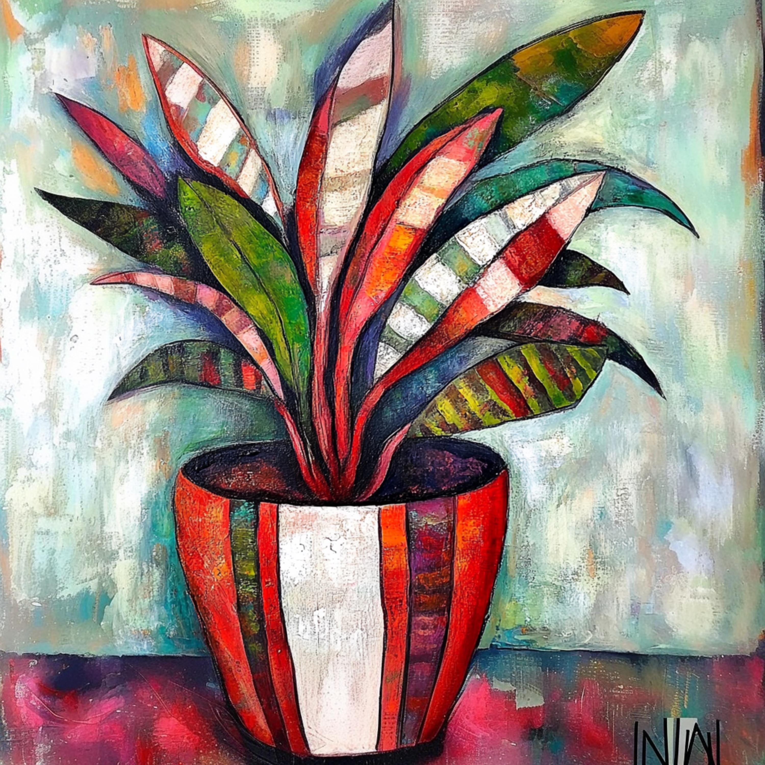 15 Modern Plant Art Poster Square Print Greenery Contemporary Decor Vibrant Botanic Wall Art Set of 15 Digital Images