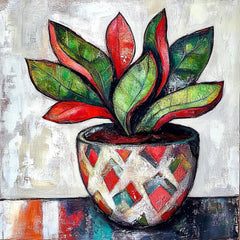 15 Modern Plant Art Poster Square Print Greenery Contemporary Decor Vibrant Botanic Wall Art Set of 15 Digital Images