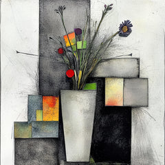 11 Modern Abstract Art Prints, Large Square Artwork, Over the Bed Art, Contemporary Wall Decor, 11 Grey Abstract Digital Images Poster