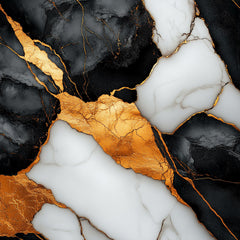 12 Abstract Wall Art Set, Black Gold Marble Art, Large Square Prints, Digital Download, Modern Home Decor, Unique Art Pieces