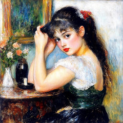 12 Classical Impressionist Style Painting Digital Download, Large Square Artwork 12 Images Set, Timeless Art Collection