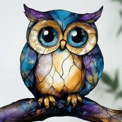 100 Owl Digital Art Print, Various Artistic Styles, Owl Poster, Large Square Artwork, 100 Digital Images, Wall Decor, Nature Artwork
