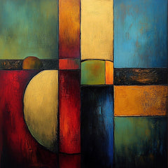 100 Abstract Artwork Square Large Art Digital Images Vibrant Colors Modern Art Geometric Painting Set of 100 Digital Prints