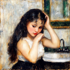 12 Classical Impressionist Style Painting Digital Download, Large Square Artwork 12 Images Set, Timeless Art Collection