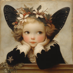 Set of 30 Digital Images Cupid Cherub Angel Christmas Large Artwork Square Art Perfect for Home Decor Wall Art