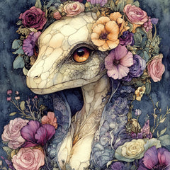 16 Mystical Mythical Creatures Poster, Digital Art Print, Large Square Art, Fantasy Wall Decor, 16 Digital Images Set, Fantasy Artwork Snake