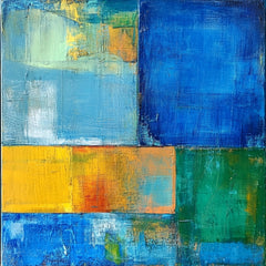 50 Abstract Artwork Set Digital Images Blue Red Green Artwork Large Square Wall Decor Poster Collection Modern Art