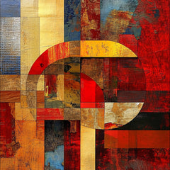 50 Abstract Artwork Set Digital Images Blue Red Green Artwork Large Square Wall Decor Poster Collection Modern Art