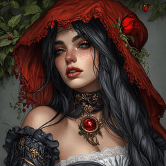 114 digital images fae witch jester mardi gras fantasy artwork portraits large square artwork poster