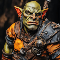 12 Digital Goblin Art Poster, Troll Sci-Fi Wall Decor, Futuristic Goblin Print, Large Square Goblin Image, 12 Digital Goblin Art