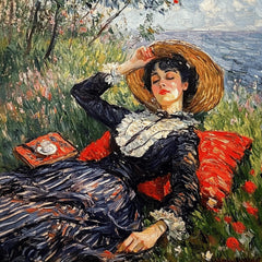 60 Monet-Inspired Digital Artwork Images - Impressionist Style Nature, Portrait and Landscape Prints