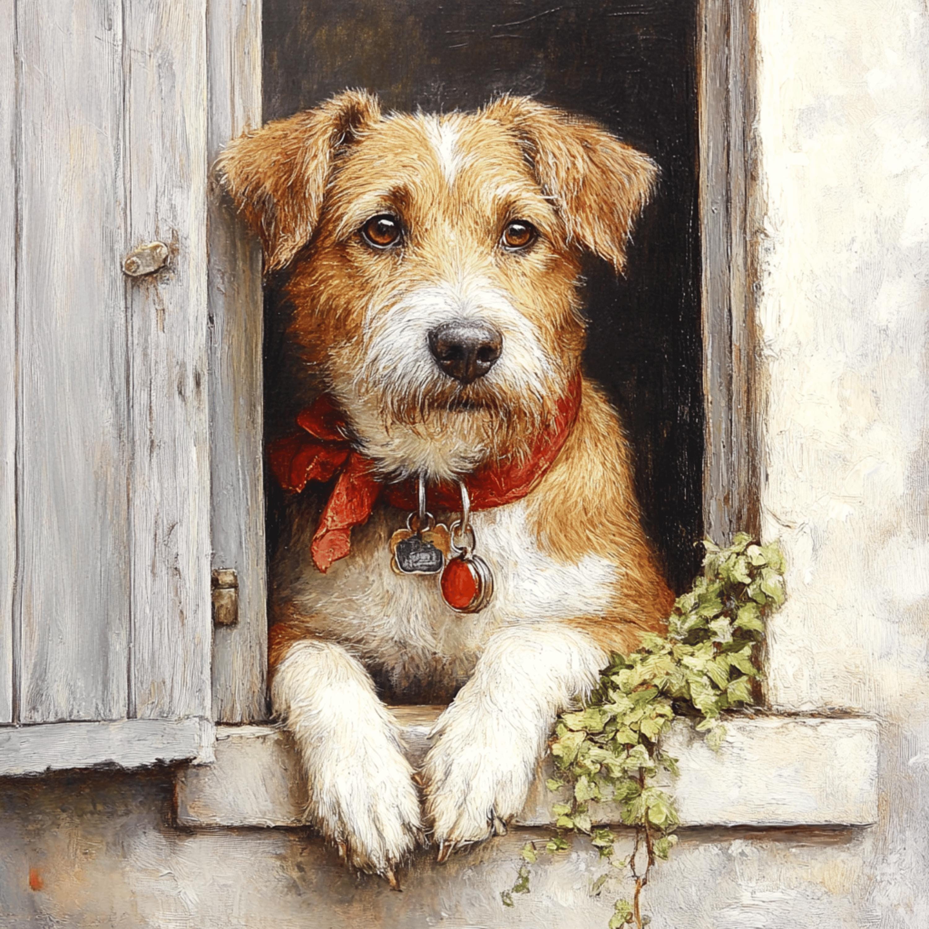 15 Dog Poster, Large Square Pet Art, Digital Dog Wall Decor, 15 Digital Images, Pet Lover Gift, Large Dog Print, Dog Themed Digital Art